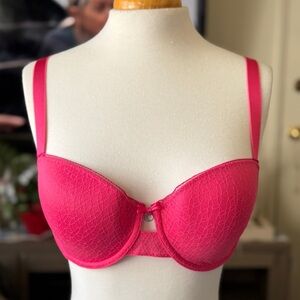 Lipstick Boutique Vibrant Pink Bra